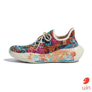 uin 西班牙原創設計 女鞋 運動鞋 聖塞巴斯蒂安2彩麟彩繪休閒鞋W1590516