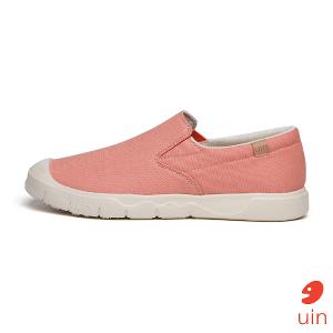 uin 西班牙原創設計 女鞋 懶人鞋 卡迪斯珊瑚粉彩繪休閒鞋W1490124