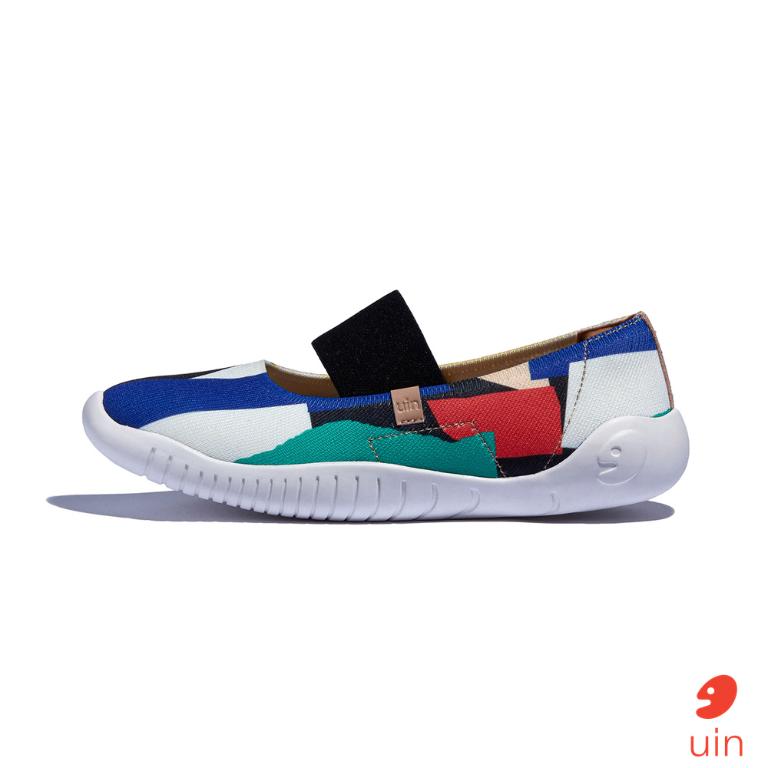 uin 西班牙原創設計 女鞋 帆布鞋 懶人鞋 梅若卡6彩雲漫天彩繪休閒鞋W1620729