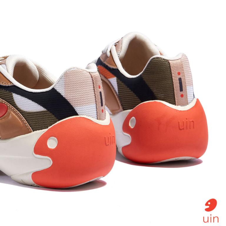 uin 西班牙原創設計 女鞋 厚底鞋 增高鞋 老爹鞋 漠北彩韻彩繪休閒鞋W1380913