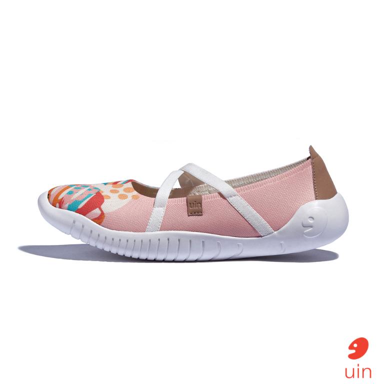 uin 西班牙原創設計 女鞋 帆布鞋 懶人鞋 梅若卡7彩田彩繪休閒鞋W1620733