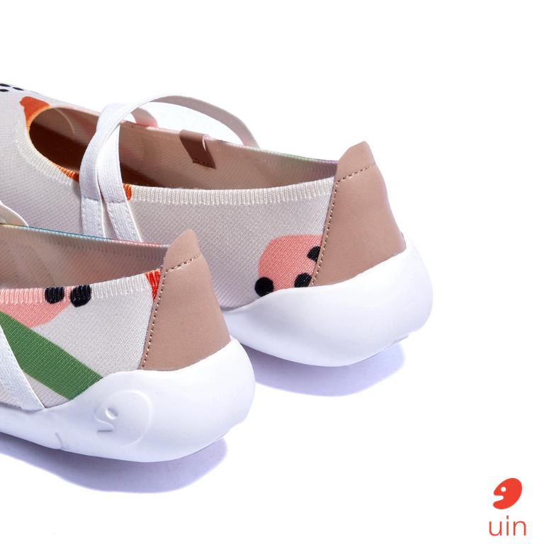 uin 西班牙原創設計 女鞋 帆布鞋 懶人鞋 梅若卡7繪春彩繪休閒鞋W1620734