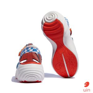 uin 西班牙原創設計 女鞋 厚底鞋 增高鞋 涼鞋 街頭藍格彩繪休閒鞋W1210741