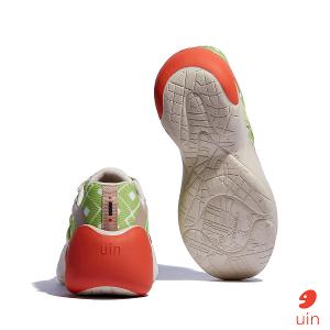 uin 西班牙原創設計 女鞋 厚底鞋 增高鞋 老爹鞋 園林方格彩繪休閒鞋W1380911