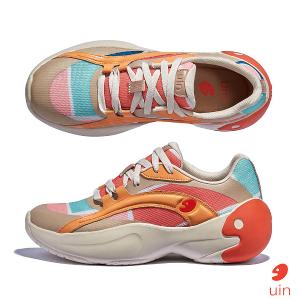 uin 西班牙原創設計 女鞋 厚底鞋 增高鞋 老爹鞋 彩色草甸彩繪休閒鞋W1380912