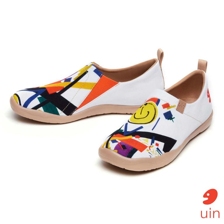 uin 西班牙原創設計 男鞋 帆布鞋 懶人鞋 邂逅彩繪休閒鞋 M1010010
