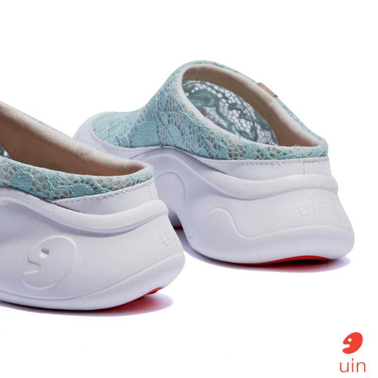 uin 西班牙原創設計 女鞋 厚底鞋 懶人鞋 半拖鞋 半包鞋 帕爾瑪6仙境綠W1480890