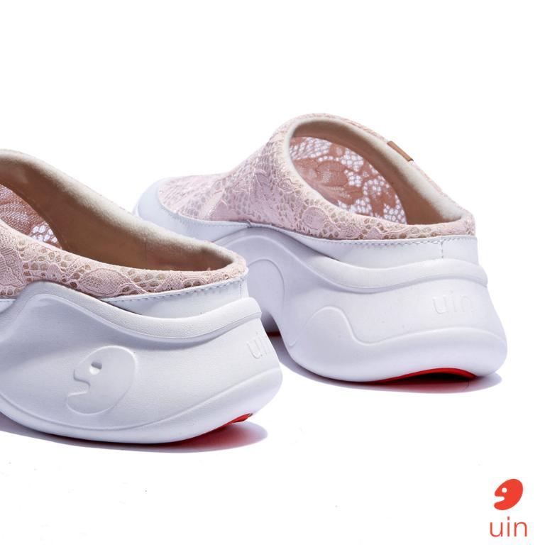 uin 西班牙原創設計 女鞋 厚底鞋 懶人鞋 半拖鞋 半包鞋 帕爾瑪6夢境粉W1480889