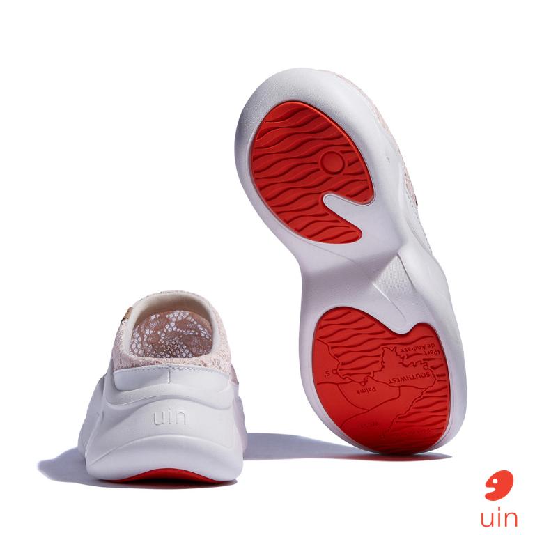 uin 西班牙原創設計 女鞋 厚底鞋 懶人鞋 半拖鞋 半包鞋 帕爾瑪6夢境粉W1480889