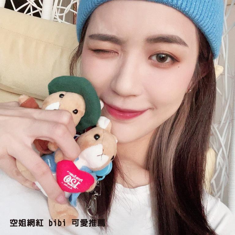 PETER RABBIT 比得兔 系列絨毛鑰匙扣悠遊卡(兩款可選)