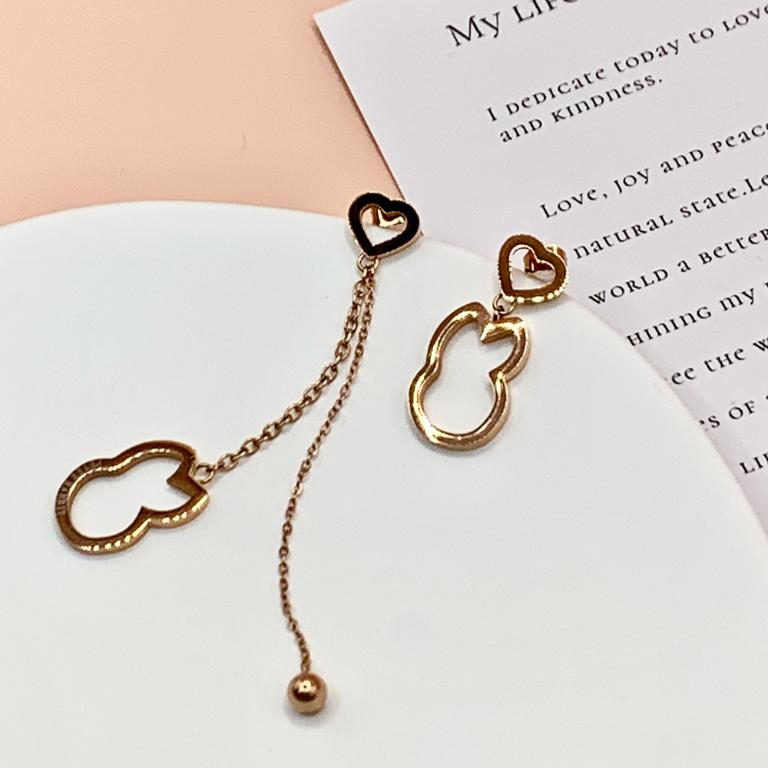 PETER RABBIT 比得兔 「戀鍊情深」耳環-玫瑰金(316L醫療鋼 玫瑰金)