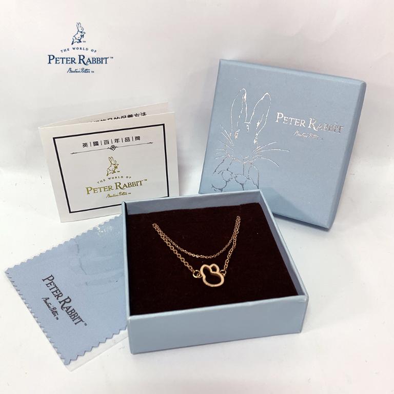 PETER RABBIT 比得兔 「戀鍊情深」雙層手鍊-玫瑰金(316L醫療鋼 玫瑰金)