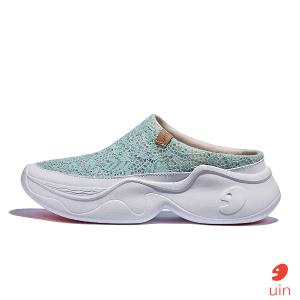 uin 西班牙原創設計 女鞋 厚底鞋 懶人鞋 半拖鞋 半包鞋 帕爾瑪6仙境綠W1480890