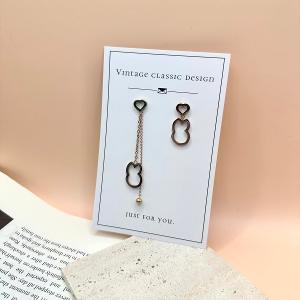 PETER RABBIT 比得兔 「戀鍊情深」耳環-玫瑰金(316L醫療鋼 玫瑰金)