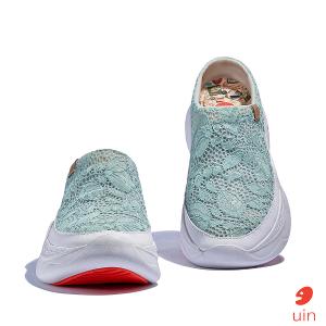 uin 西班牙原創設計 女鞋 厚底鞋 懶人鞋 半拖鞋 半包鞋 帕爾瑪6仙境綠W1480890