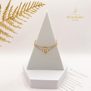 PETER RABBIT 比得兔 「戀鍊情深」雙層手鍊-玫瑰金(316L醫療鋼 玫瑰金)