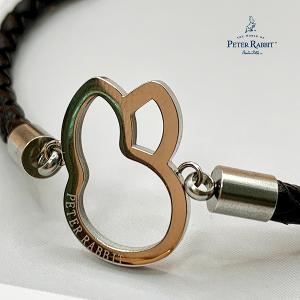 PETER RABBIT 比得兔 手鏈-編織情懷(316L醫療鋼-白鋼+PU皮繩編織)