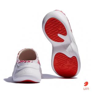 uin 西班牙原創設計 女鞋 厚底鞋 懶人鞋 半拖鞋 半包鞋 帕爾瑪6亞麻花開彩繪休閒鞋W1480887