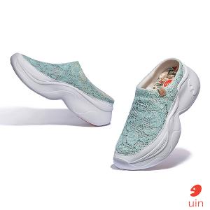 uin 西班牙原創設計 女鞋 厚底鞋 懶人鞋 半拖鞋 半包鞋 帕爾瑪6仙境綠W1480890