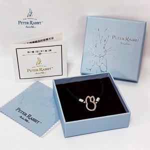 PETER RABBIT 比得兔 手鏈-編織情懷(316L醫療鋼-白鋼+PU皮繩編織)
