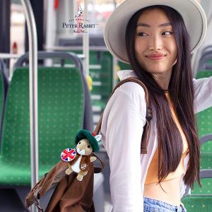 PETER RABBIT 比得兔 系列絨毛鑰匙扣悠遊卡(兩款可選)