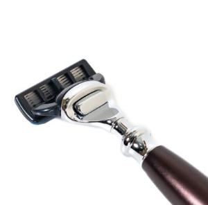 FREED 五刀式刮鬍刀天行者禮盒五件組 - 馬鞍棕