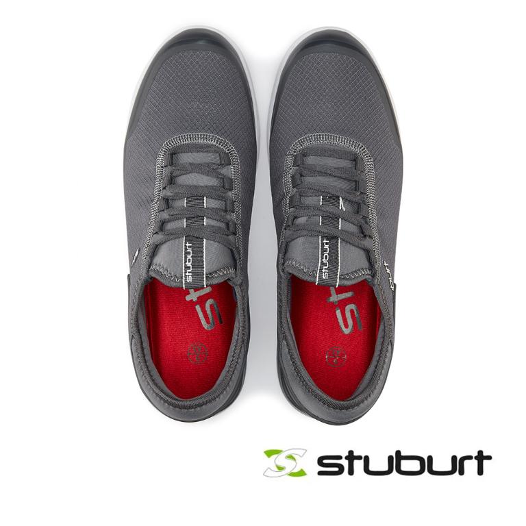 stuburt 英國百年高爾夫球科技防水練習鞋 男鞋 ACE CASUAL SBSHU1298 (灰色)