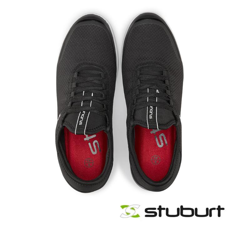 stuburt 英國百年高爾夫球科技防水練習鞋 男鞋 ACE CASUAL SBSHU1298 (黑色)