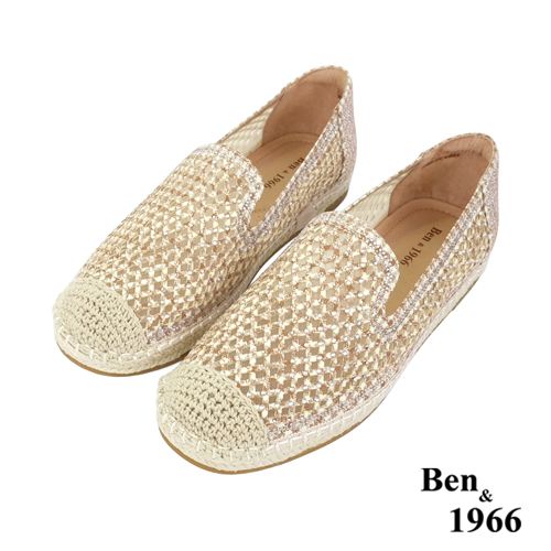 Ben&1966夏季清涼燙鑽休閒漁夫鞋-淺粉(236232)