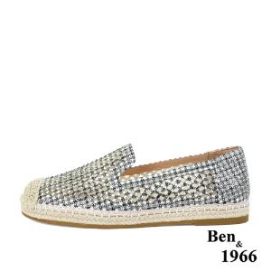 Ben&1966夏季清涼燙鑽休閒漁夫鞋-黑(236231)