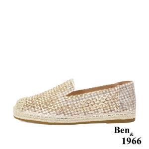 Ben&1966夏季清涼燙鑽休閒漁夫鞋-淺粉(236232)