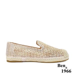 Ben&1966夏季清涼燙鑽休閒漁夫鞋-淺粉(236232)