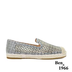 Ben&1966夏季清涼燙鑽休閒漁夫鞋-黑(236231)