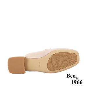 Ben&1966高級羊皮可愛小熊釦飾穆勒拖-粉紅(236262)