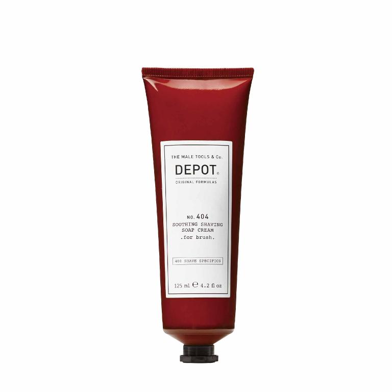 DEPOT no.404 舒緩刮鬍皂乳(鬍刷用) 125ml