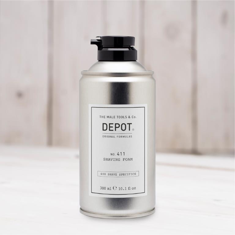 DEPOT no.411 涼感滋潤刮鬍泡 300ml