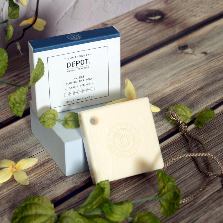 DEPOT no.602 香氛角皂(經典古龍水) 100g