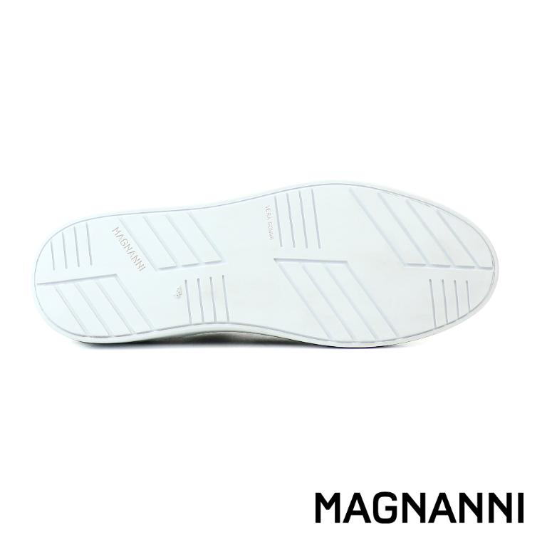 MAGNANNI 真皮休閒雙釦孟克鞋 深棕色(24701-MBR)