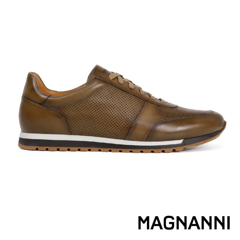 MAGNANNI 西班牙真皮多孔透氣休閒鞋 暗銅色(24443-TOR)