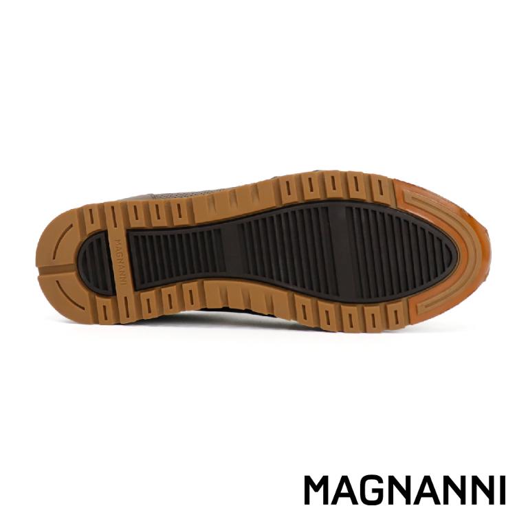 MAGNANNI 西班牙真皮多孔透氣休閒鞋 暗銅色(24443-TOR)