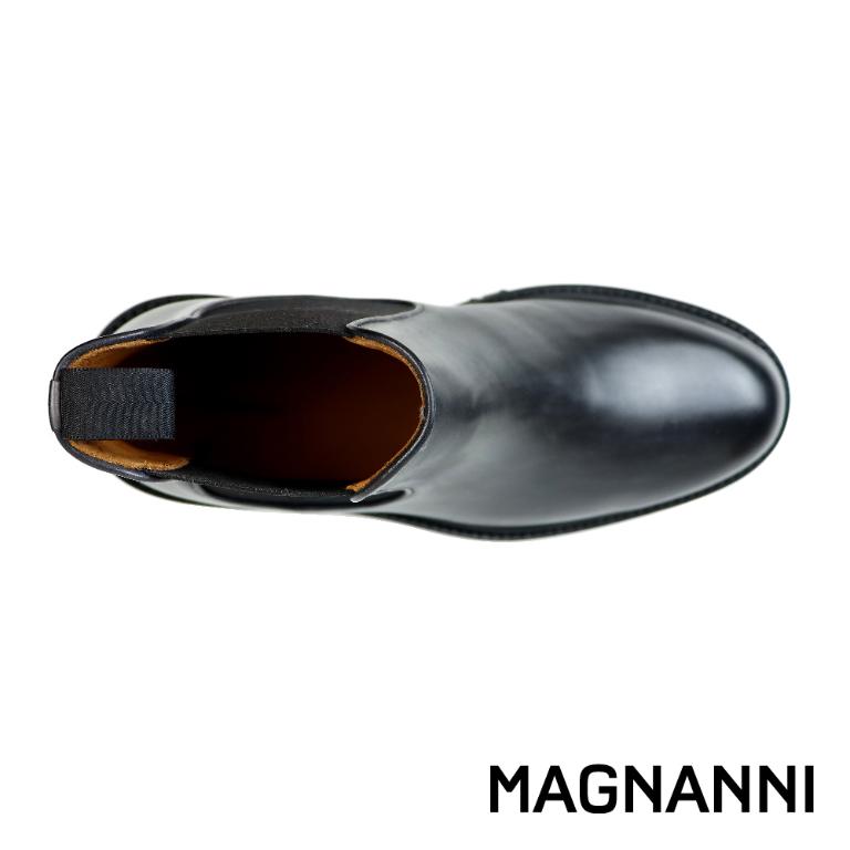 MAGNANNI 西班牙輕量真皮切爾西靴 深灰色(22365-GRY)