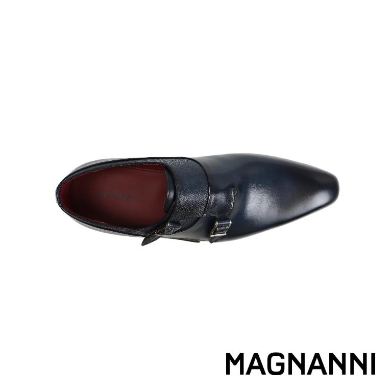 MAGNANNI 西班牙手工典雅便士樂福鞋 黑色(23822-BL)