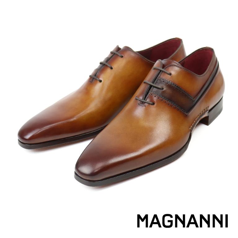 MAGNANNI 時尚壓線商務牛津鞋 棕色(24814-CUE)