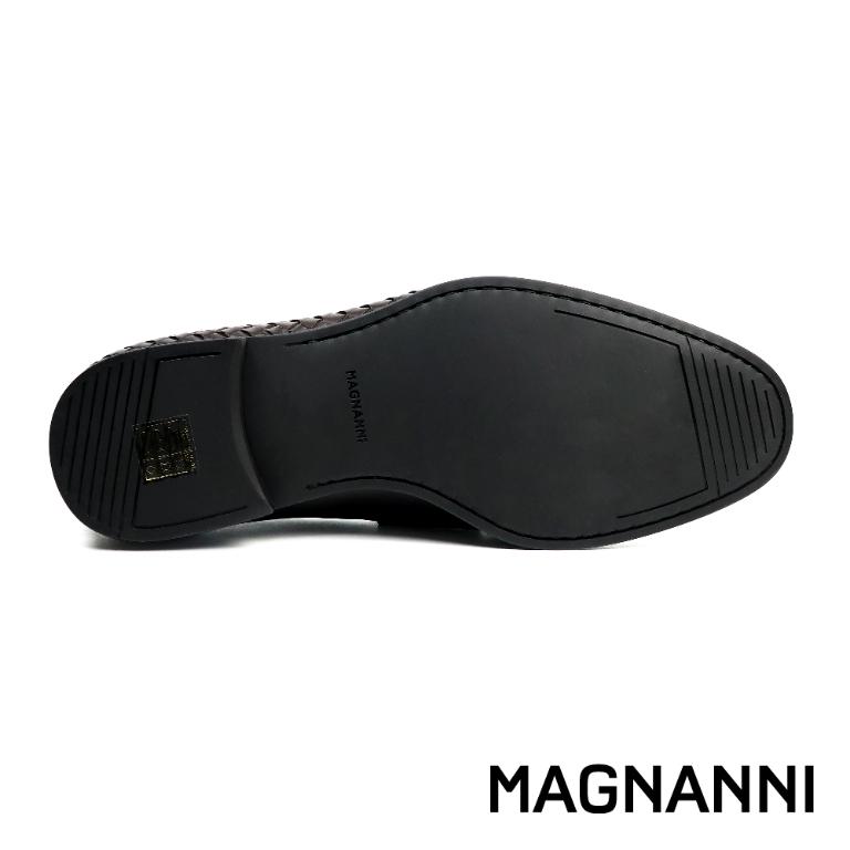 MAGNANNI  漸層刷染編織便士樂福鞋 深灰色(25135-GRY)