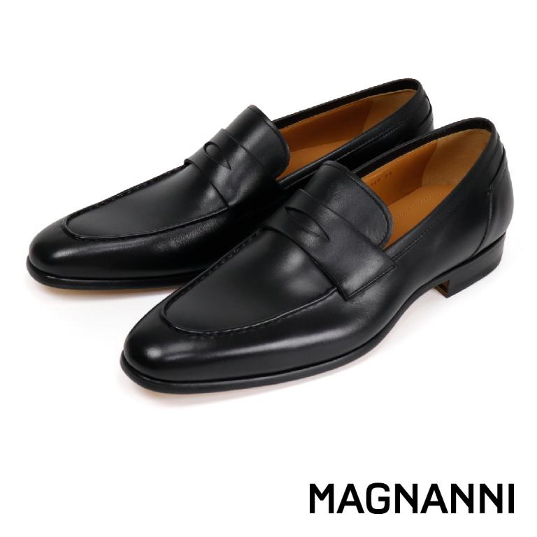 MAGNANNI 西班牙手工便士樂福鞋 黑色(23764-BL)