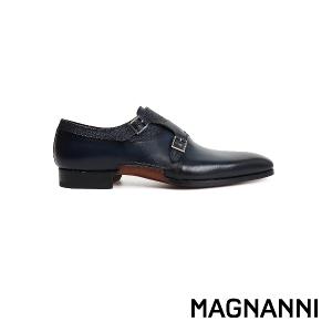 MAGNANNI 西班牙手工典雅便士樂福鞋 黑色(23822-BL)