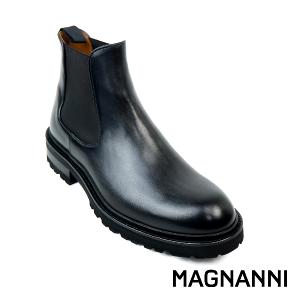 MAGNANNI 西班牙輕量真皮切爾西靴 深灰色(22365-GRY)