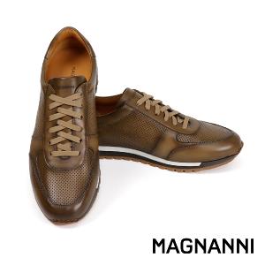 MAGNANNI 西班牙真皮多孔透氣休閒鞋 暗銅色(24443-TOR)