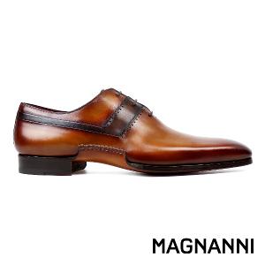 MAGNANNI 時尚壓線商務牛津鞋 棕色(24814-CUE)
