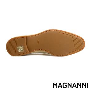 MAGNANNI 流蘇綁帶造型帆船鞋 杏色(24386-AVE)